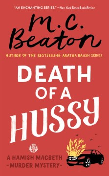 book cover for Death of a hussy