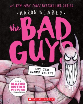 book cover for The Bad Guys in Let the games begin!