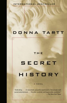book cover for The secret history