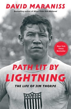 book cover for Path lit by lightning : the life of Jim Thorpe