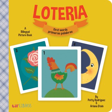book cover for Lotería : first words = primeras palabras