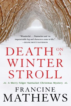 book cover for Death on a winter stroll